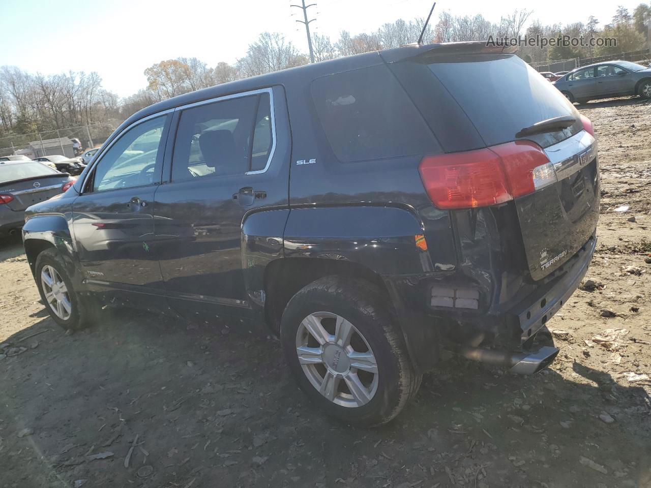 2016 Gmc Terrain Sle Синий vin: 2GKALMEK6G6205504