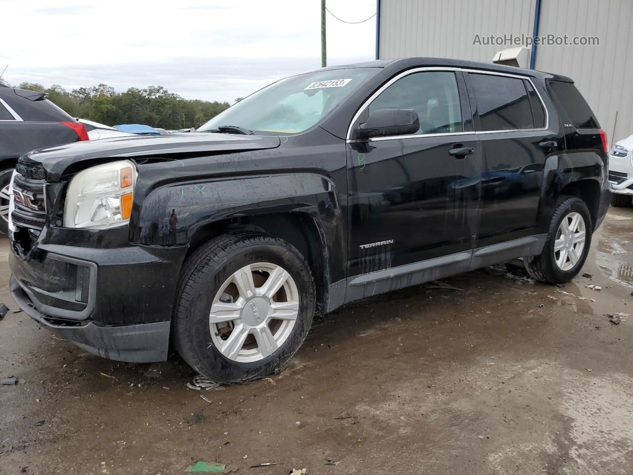 2016 Gmc Terrain Sle Black vin: 2GKALMEK6G6327036