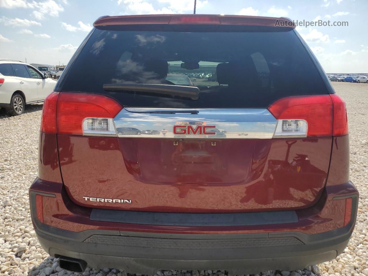 2016 Gmc Terrain Sle Maroon vin: 2GKALMEK6G6353409