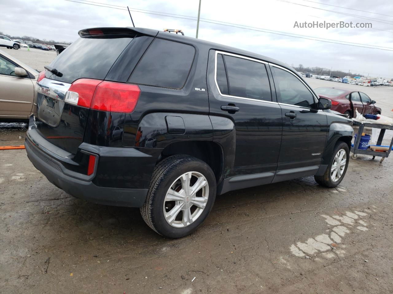 2017 Gmc Terrain Sle Черный vin: 2GKALMEK6H6171467