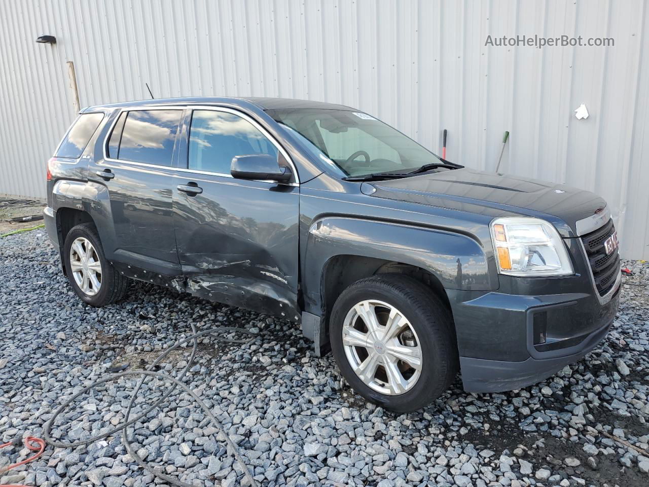 2017 Gmc Terrain Sle Серый vin: 2GKALMEK6H6269866