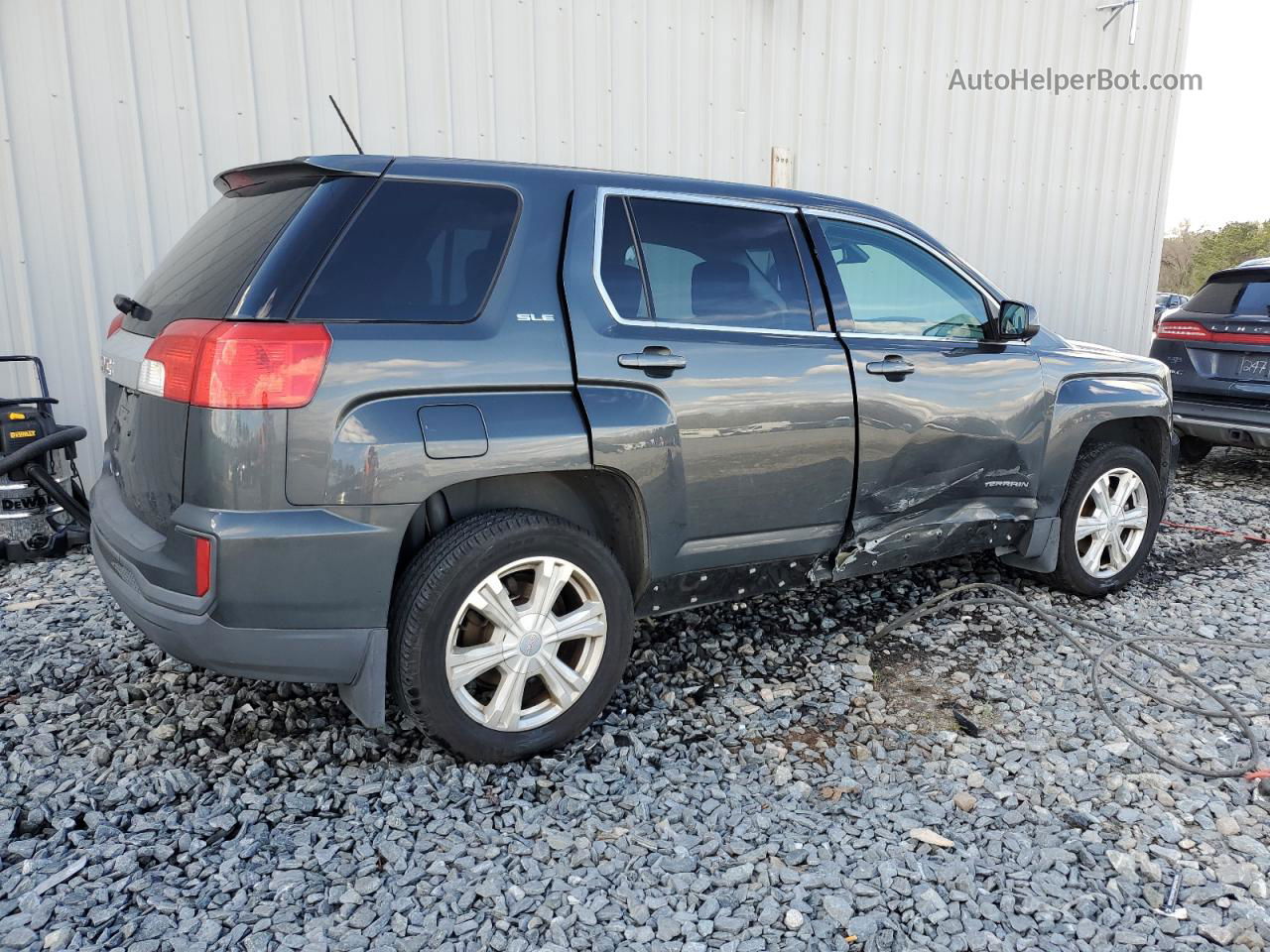 2017 Gmc Terrain Sle Gray vin: 2GKALMEK6H6269866