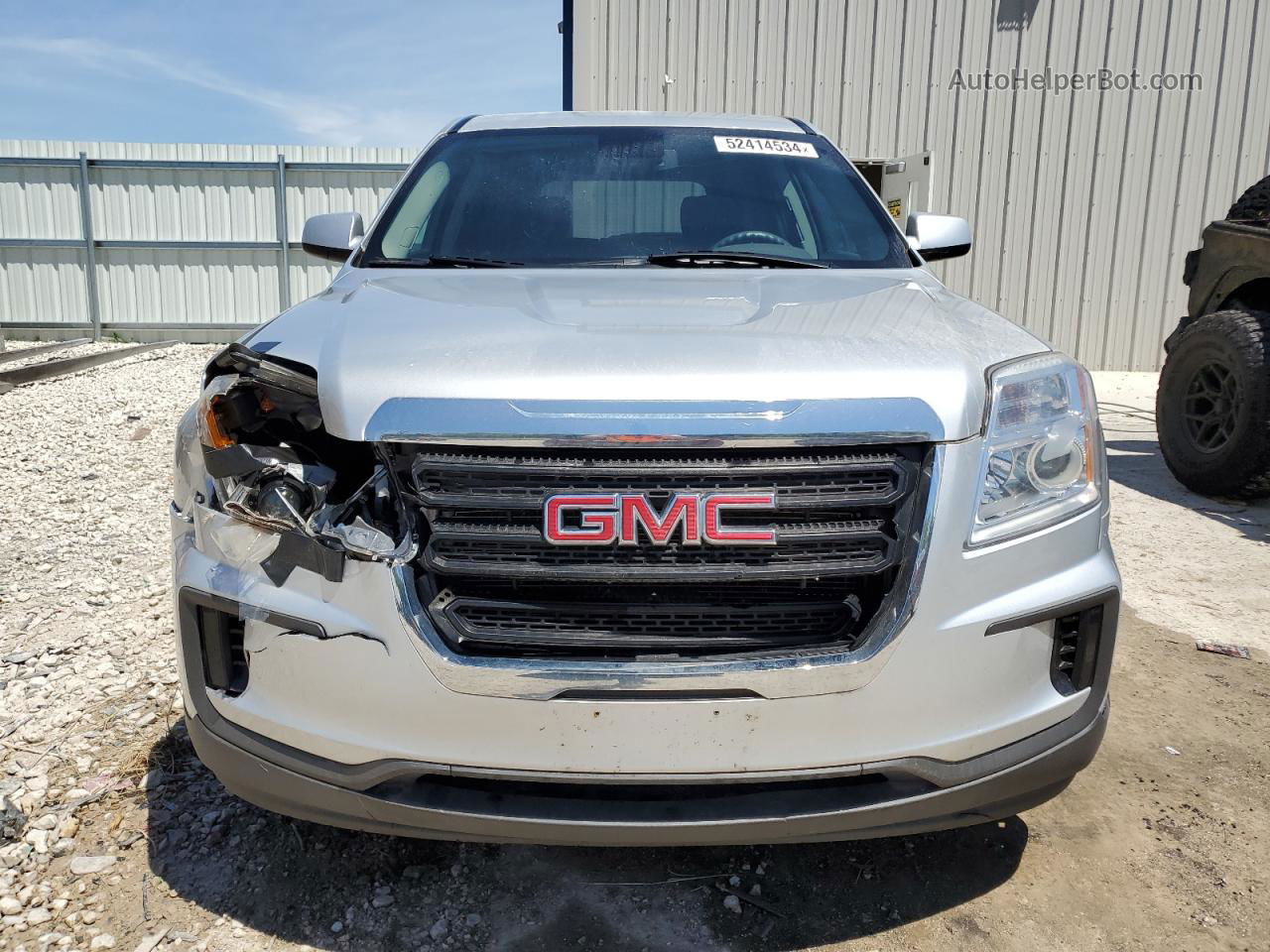 2017 Gmc Terrain Sle Silver vin: 2GKALMEK6H6276123