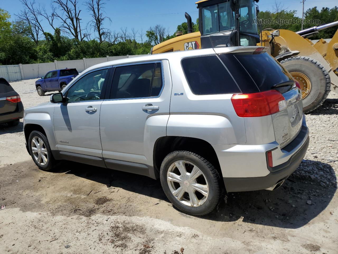 2017 Gmc Terrain Sle Silver vin: 2GKALMEK6H6276123