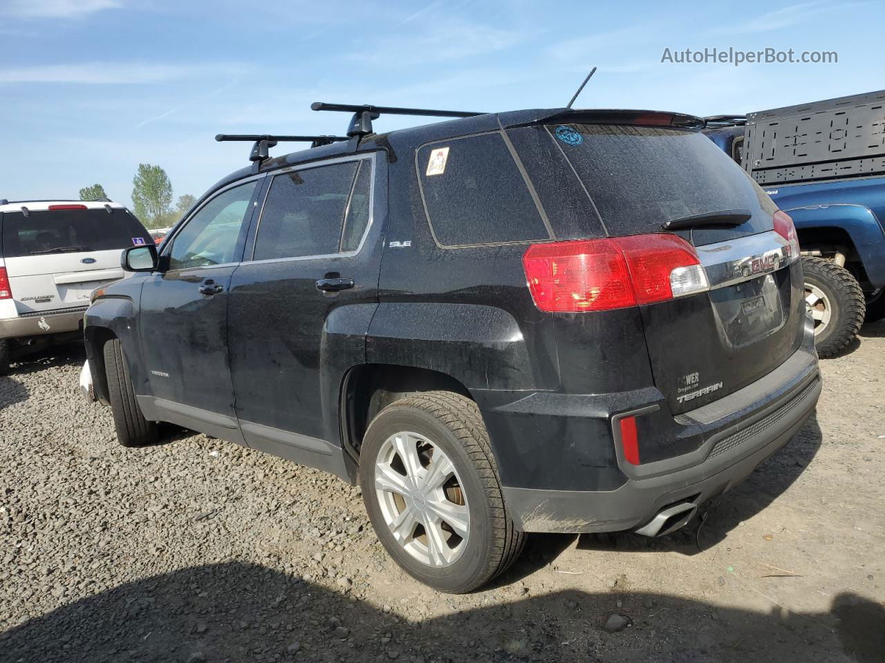 2017 Gmc Terrain Sle Black vin: 2GKALMEK6H6283251