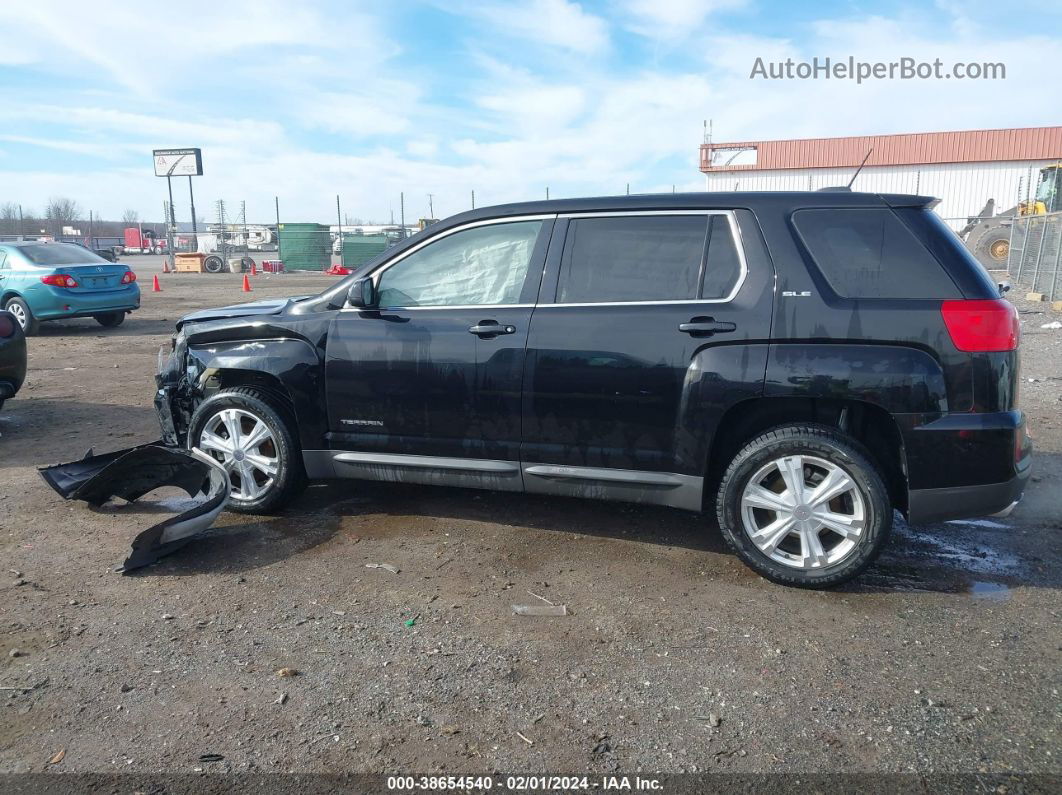 2017 Gmc Terrain Sle-1 Black vin: 2GKALMEK6H6283895