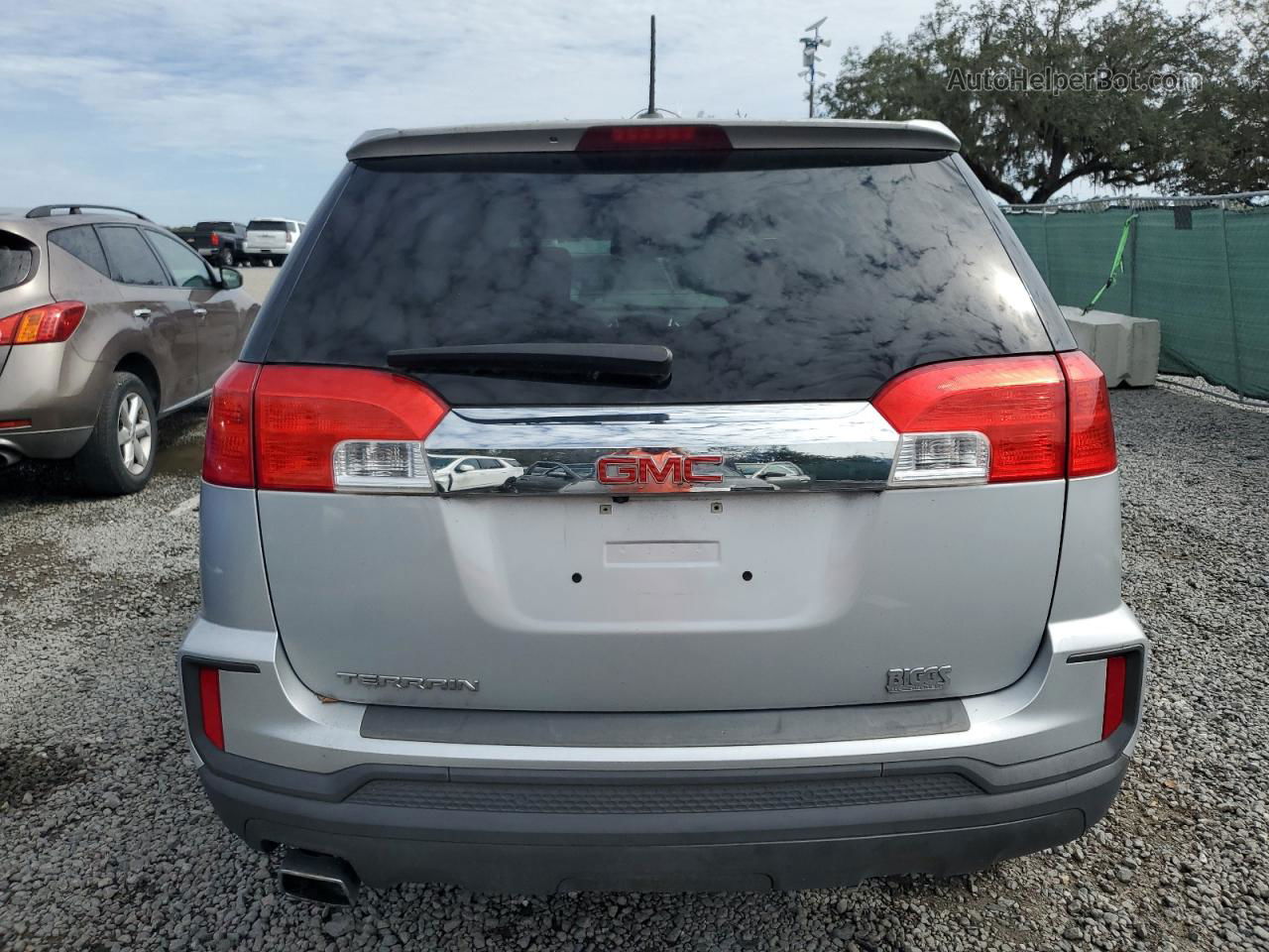 2017 Gmc Terrain Sle Silver vin: 2GKALMEK6H6317463