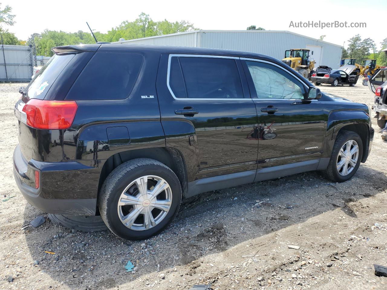 2017 Gmc Terrain Sle Черный vin: 2GKALMEK6H6318922