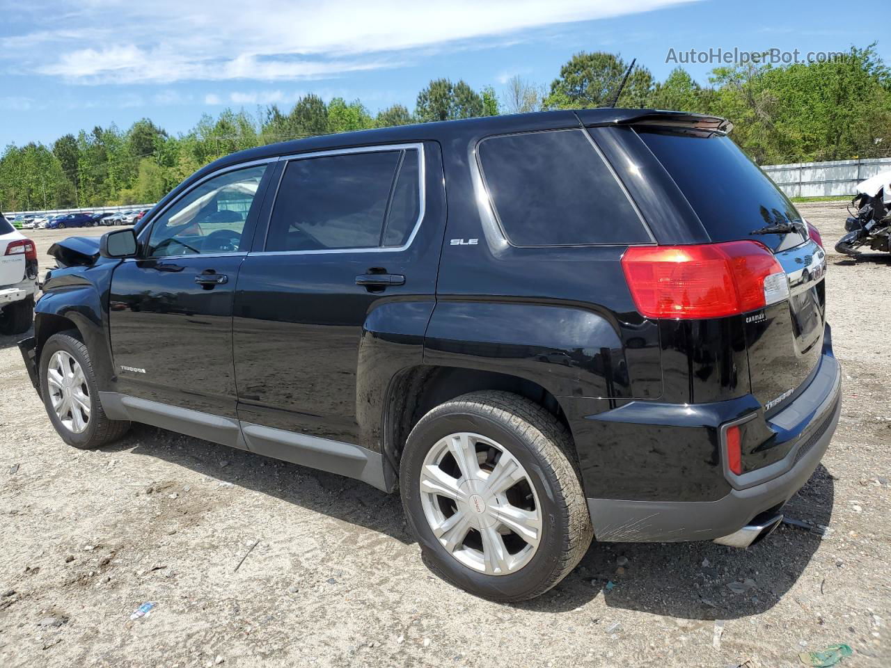 2017 Gmc Terrain Sle Черный vin: 2GKALMEK6H6318922