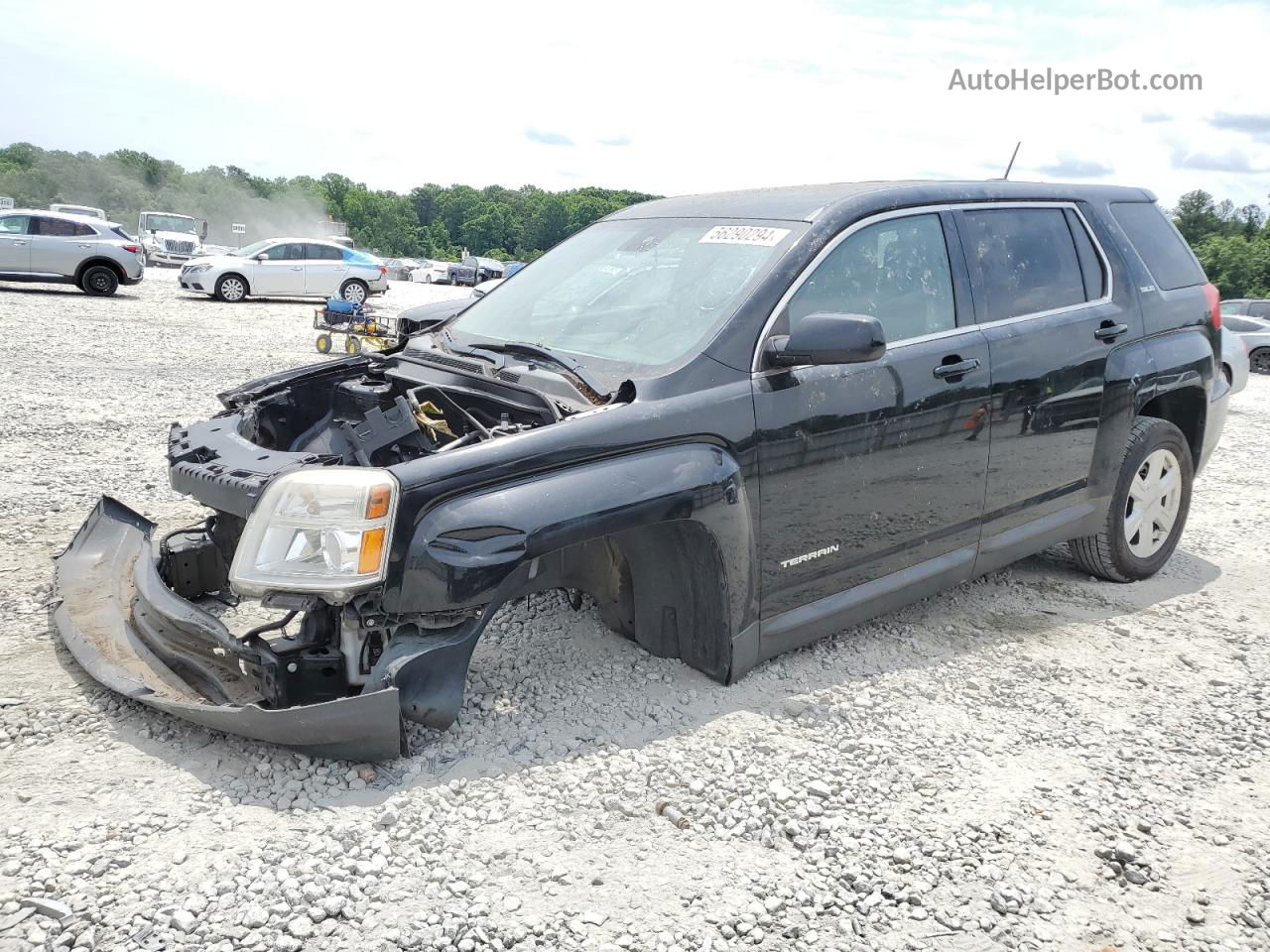 2016 Gmc Terrain Sle Black vin: 2GKALMEK7G6236857