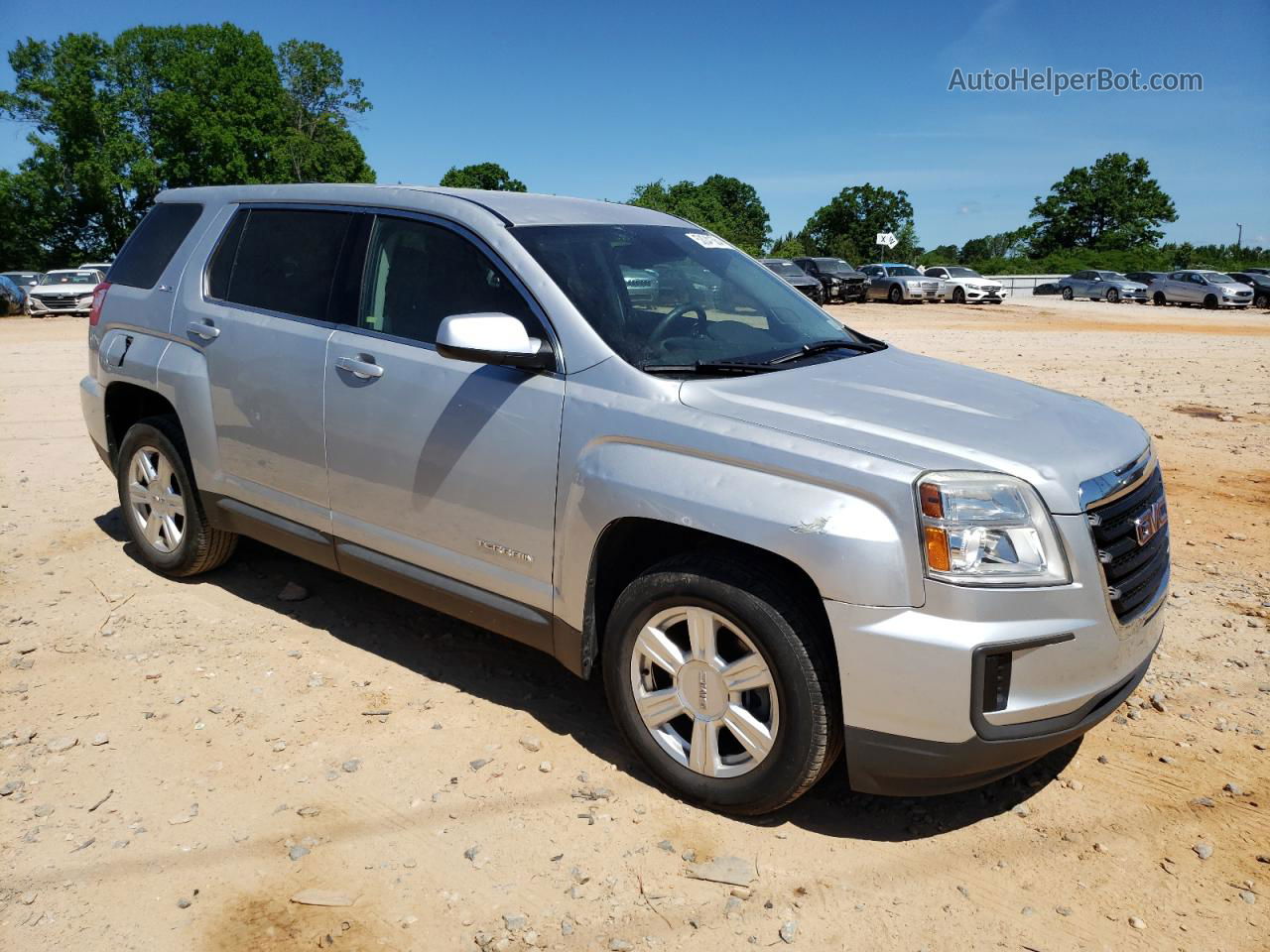 2016 Gmc Terrain Sle Silver vin: 2GKALMEK7G6266635