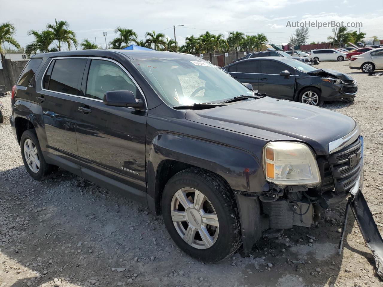 2016 Gmc Terrain Sle Gray vin: 2GKALMEK7G6317146