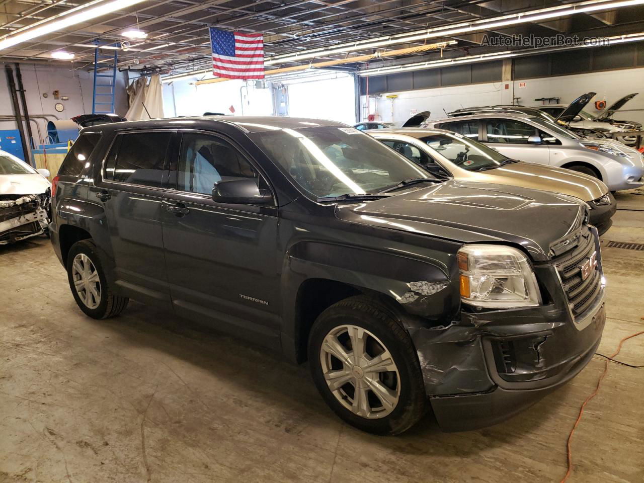 2017 Gmc Terrain Sle Charcoal vin: 2GKALMEK7H6194563