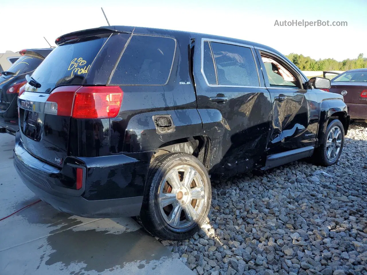 2017 Gmc Terrain Sle Black vin: 2GKALMEK7H6234012