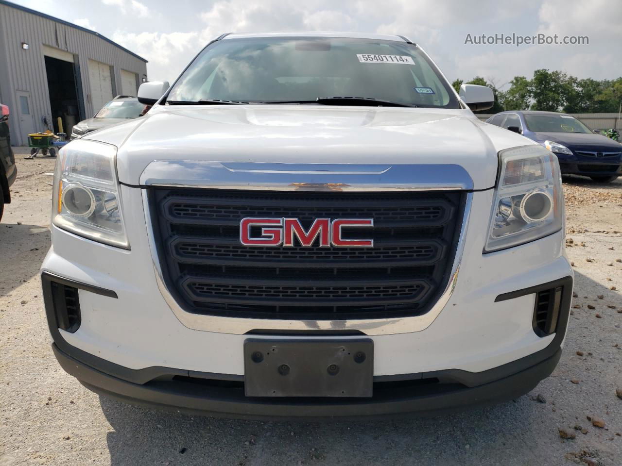 2017 Gmc Terrain Sle White vin: 2GKALMEK7H6234365