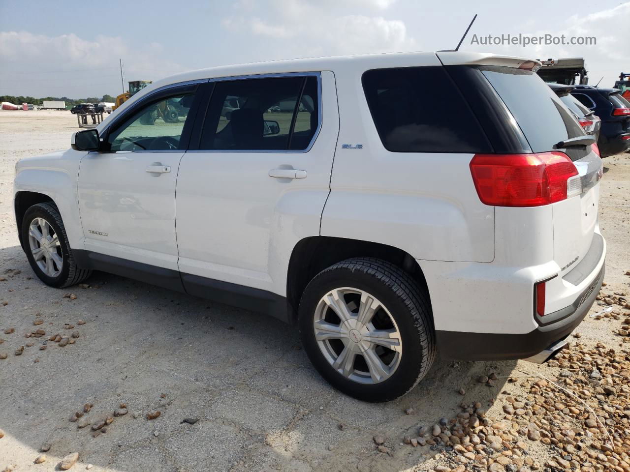 2017 Gmc Terrain Sle White vin: 2GKALMEK7H6234365