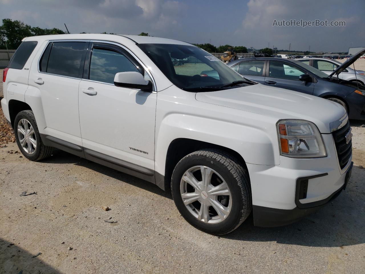 2017 Gmc Terrain Sle White vin: 2GKALMEK7H6234365