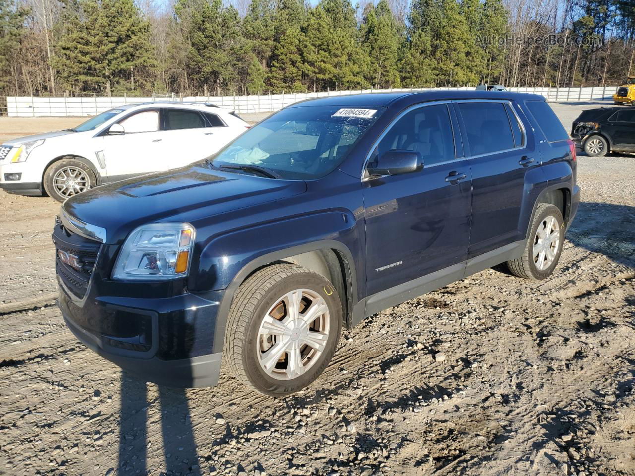 2017 Gmc Terrain Sle Blue vin: 2GKALMEK7H6295862