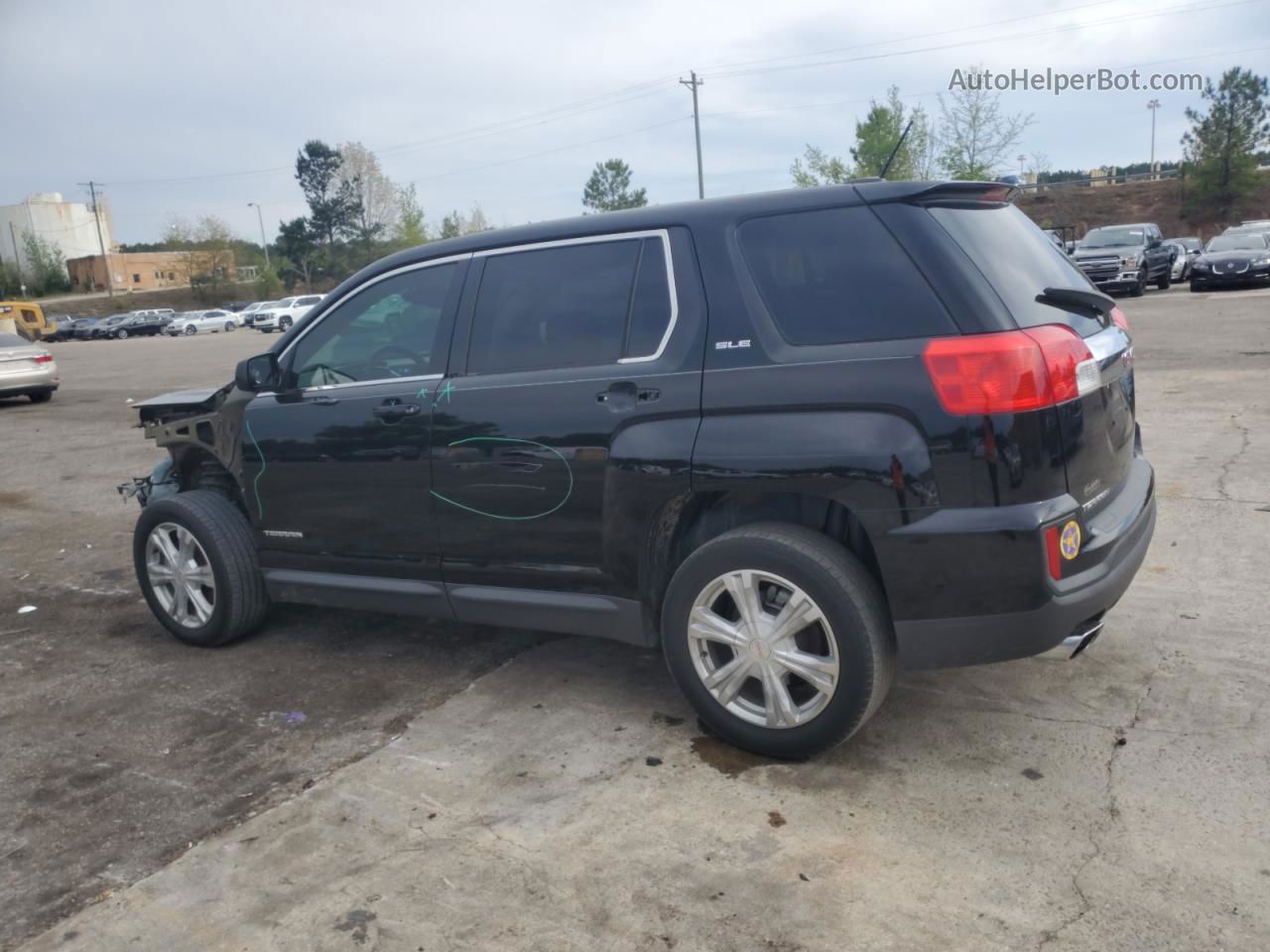 2017 Gmc Terrain Sle Black vin: 2GKALMEK7H6314751