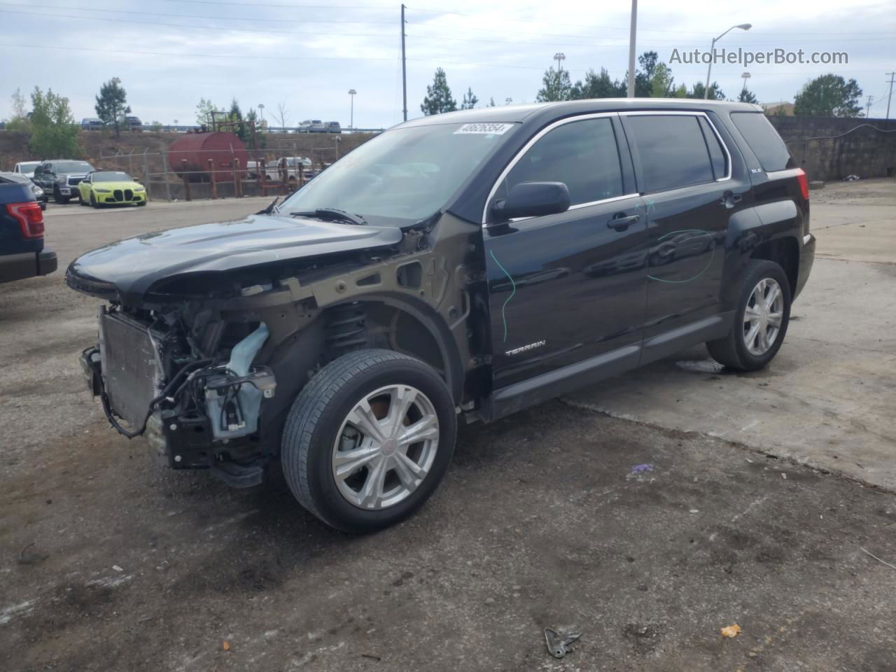 2017 Gmc Terrain Sle Black vin: 2GKALMEK7H6314751