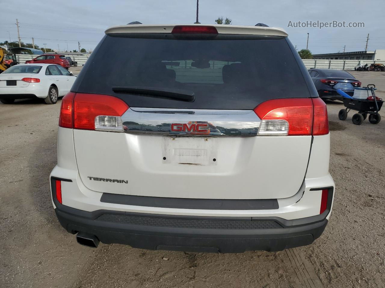 2016 Gmc Terrain Sle White vin: 2GKALMEK8G6118767