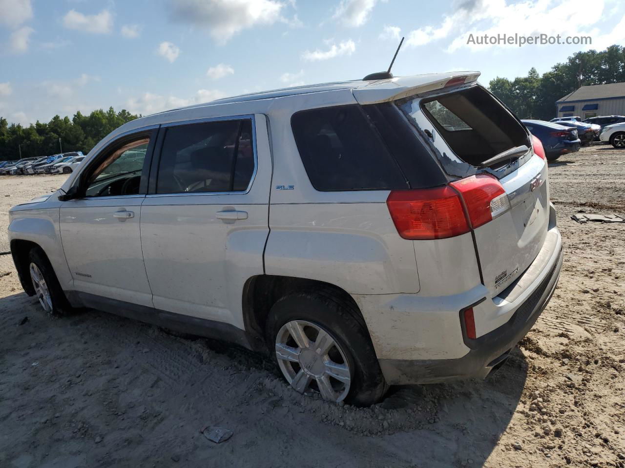 2016 Gmc Terrain Sle White vin: 2GKALMEK8G6214091