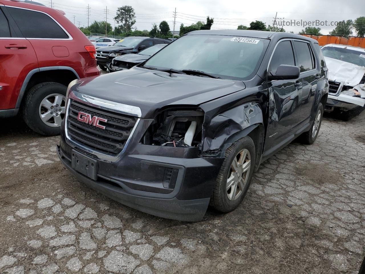 2016 Gmc Terrain Sle Black vin: 2GKALMEK8G6219940