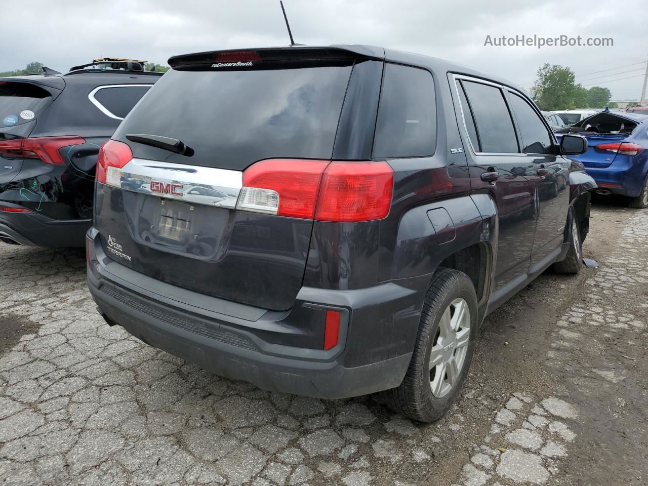 2016 Gmc Terrain Sle Black vin: 2GKALMEK8G6219940