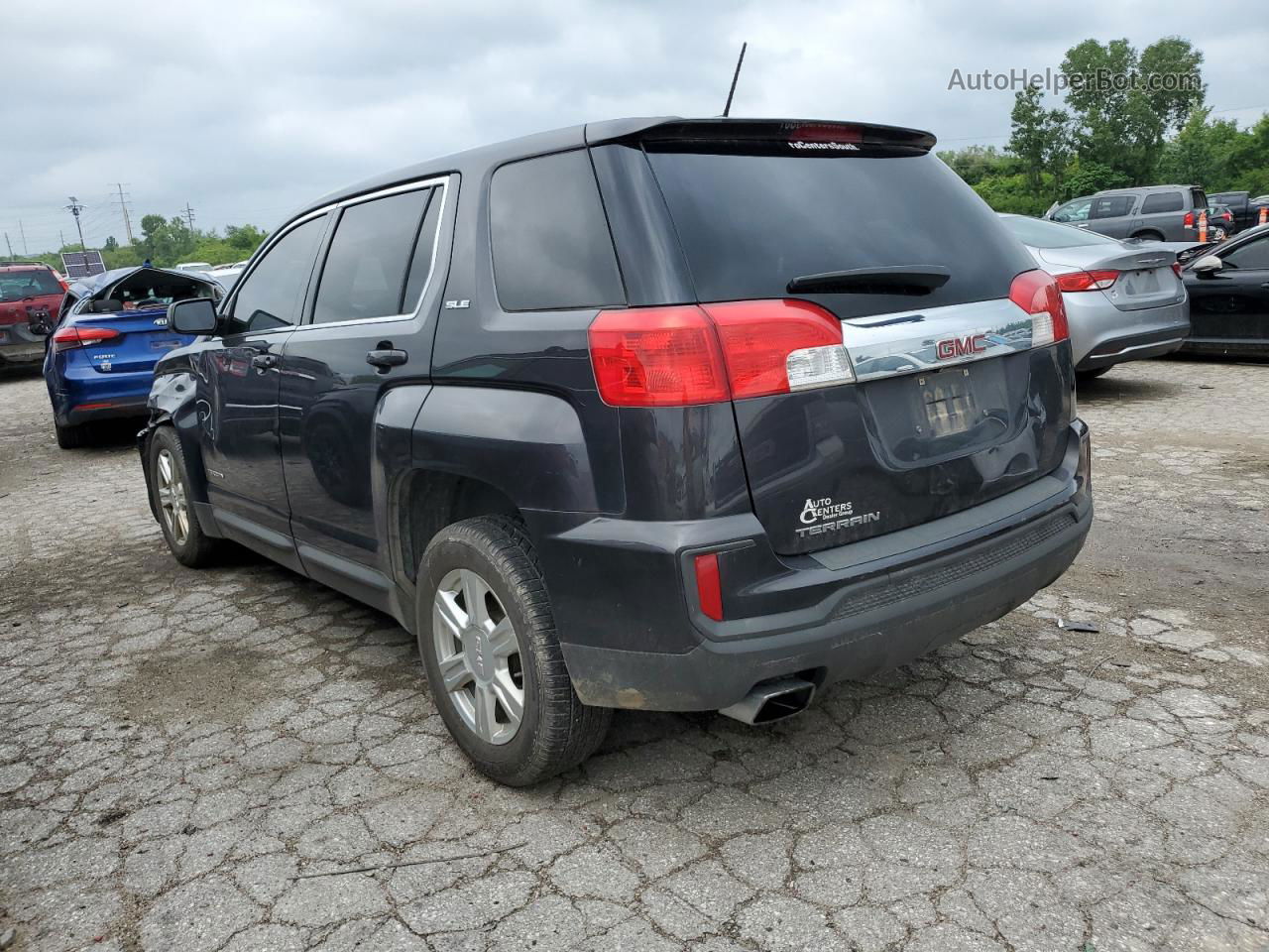 2016 Gmc Terrain Sle Black vin: 2GKALMEK8G6219940