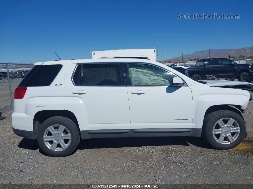 2016 Gmc Terrain Sle-1 White vin: 2GKALMEK8G6320072