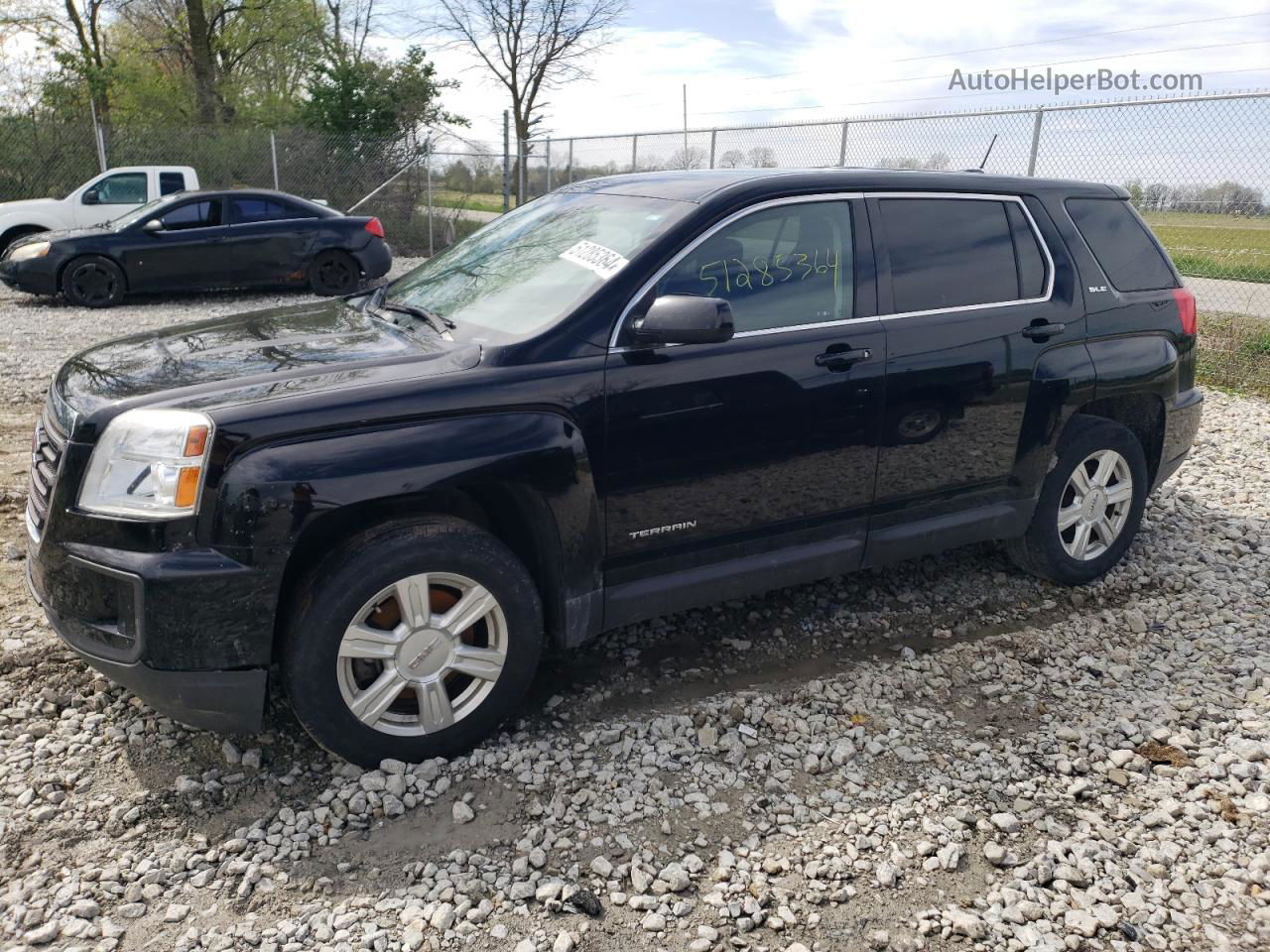 2016 Gmc Terrain Sle Black vin: 2GKALMEK8G6351371