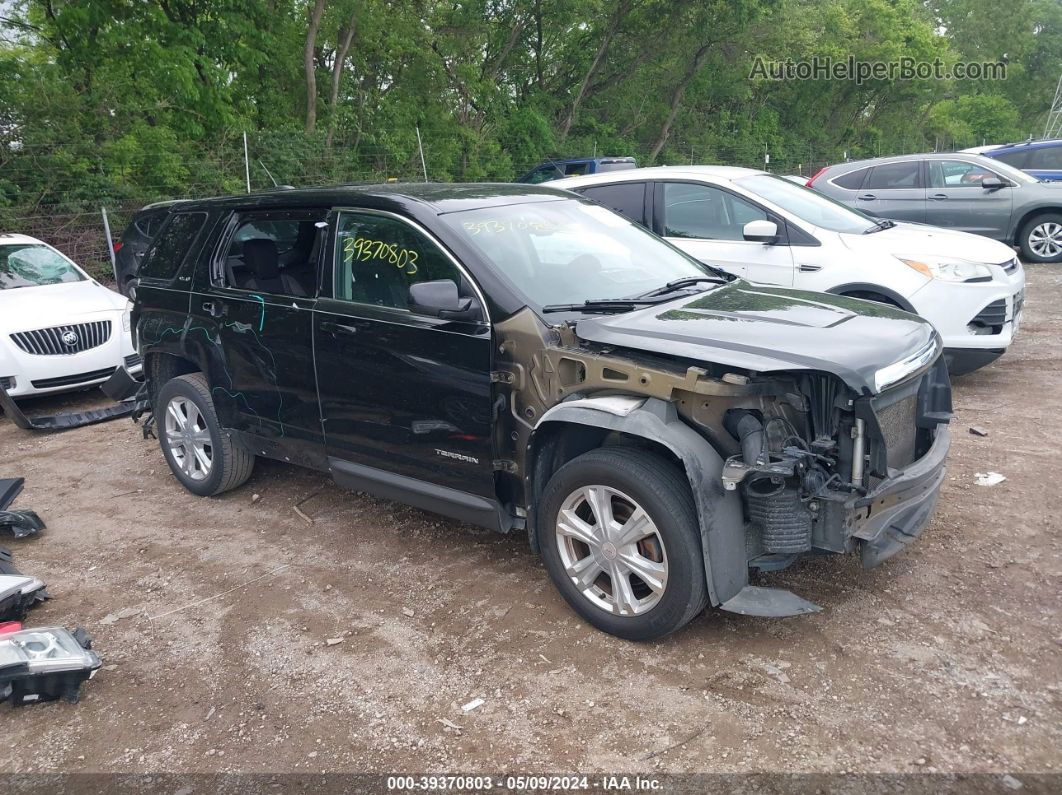 2017 Gmc Terrain Sle-1 Черный vin: 2GKALMEK8H6115529