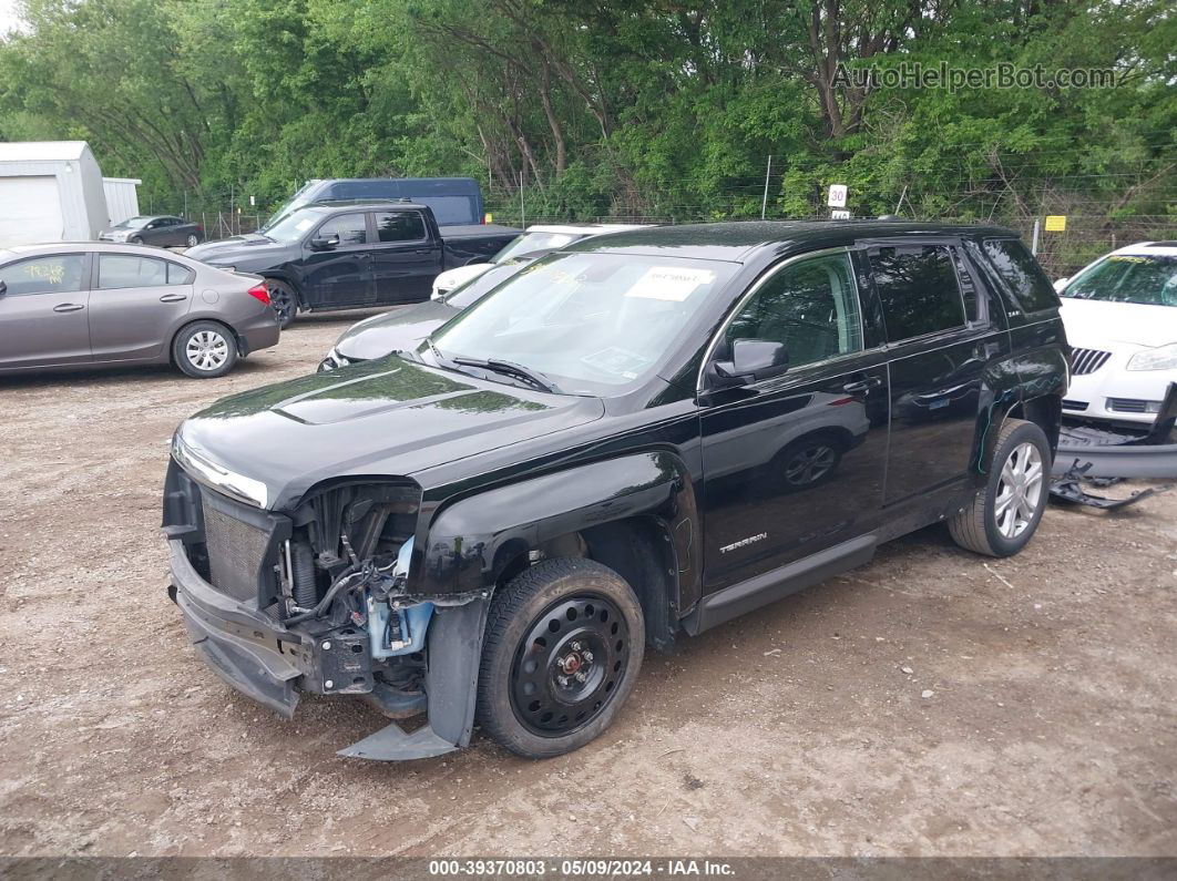 2017 Gmc Terrain Sle-1 Black vin: 2GKALMEK8H6115529