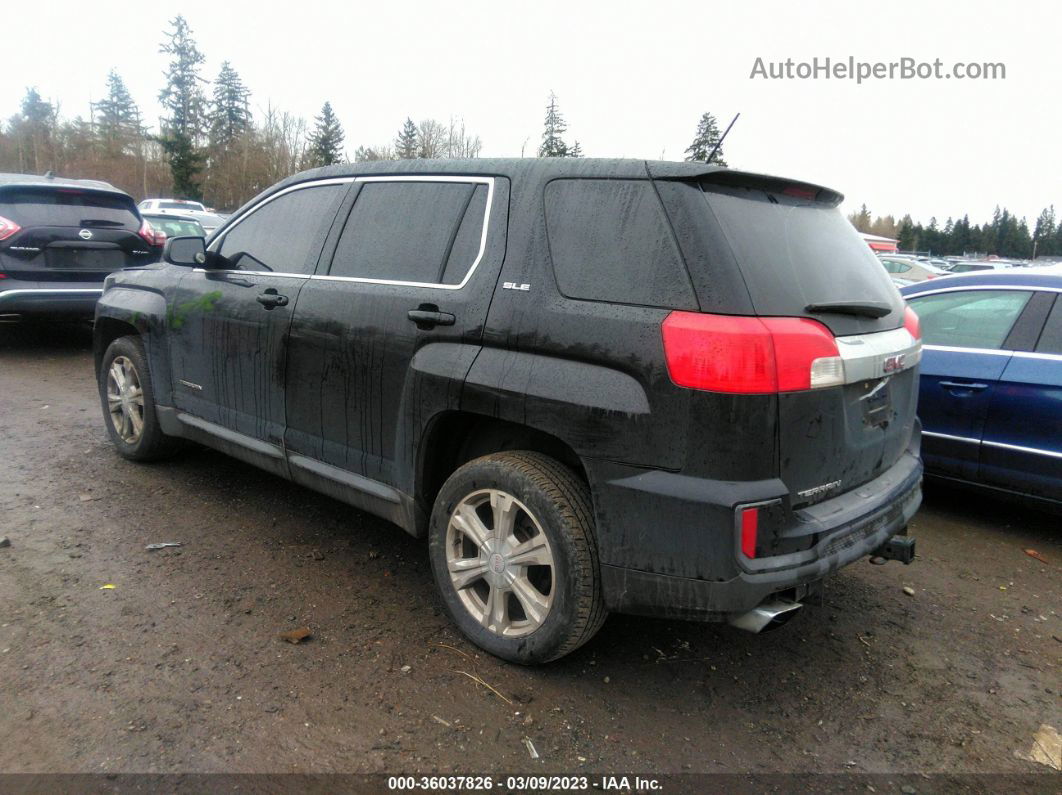 2017 Gmc Terrain Sle Black vin: 2GKALMEK8H6151608