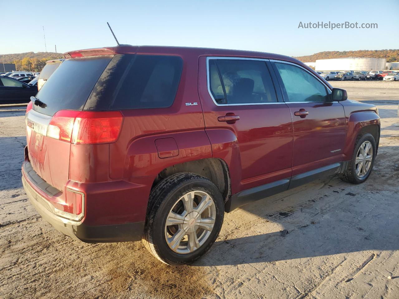 2017 Gmc Terrain Sle Красный vin: 2GKALMEK8H6164360