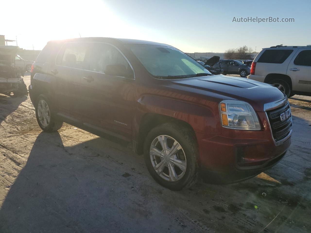 2017 Gmc Terrain Sle Красный vin: 2GKALMEK8H6164360