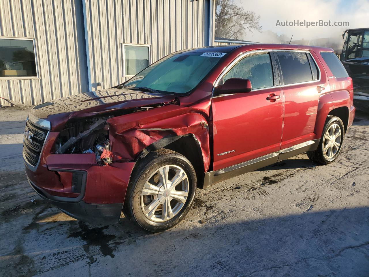 2017 Gmc Terrain Sle Red vin: 2GKALMEK8H6164360