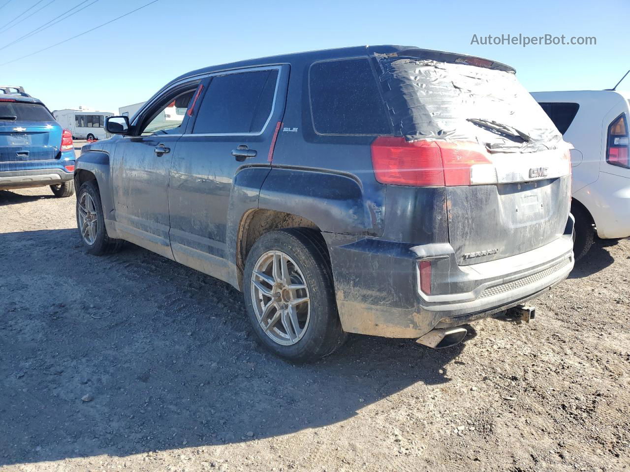 2017 Gmc Terrain Sle Черный vin: 2GKALMEK8H6344941