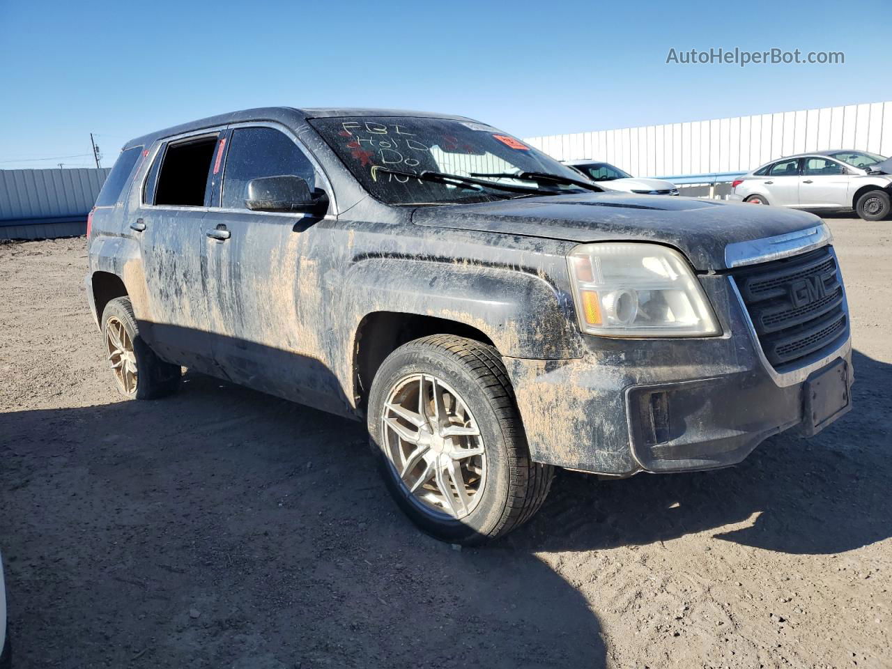 2017 Gmc Terrain Sle Черный vin: 2GKALMEK8H6344941