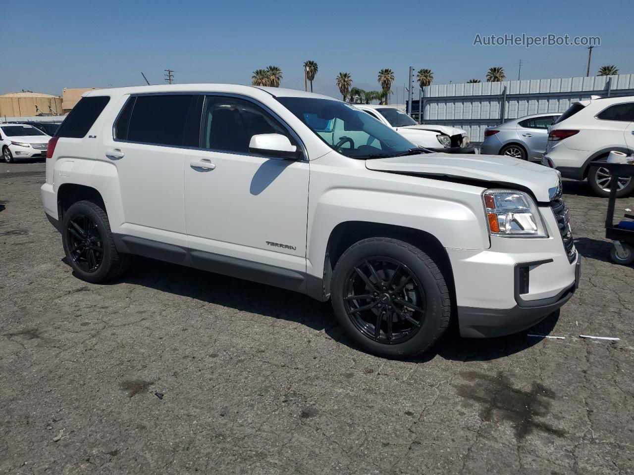 2016 Gmc Terrain Sle Белый vin: 2GKALMEK9G6241901