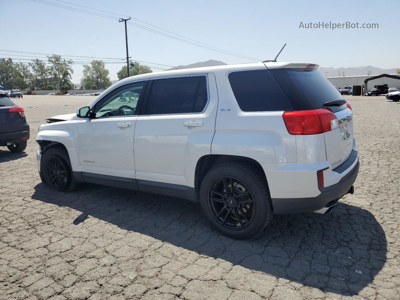 2016 Gmc Terrain Sle Белый vin: 2GKALMEK9G6241901