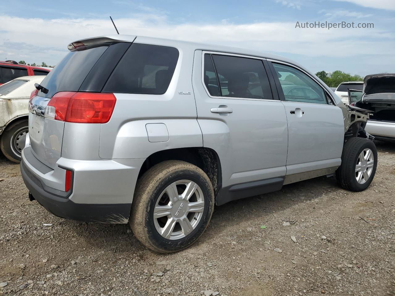 2016 Gmc Terrain Sle Серебряный vin: 2GKALMEK9G6326088