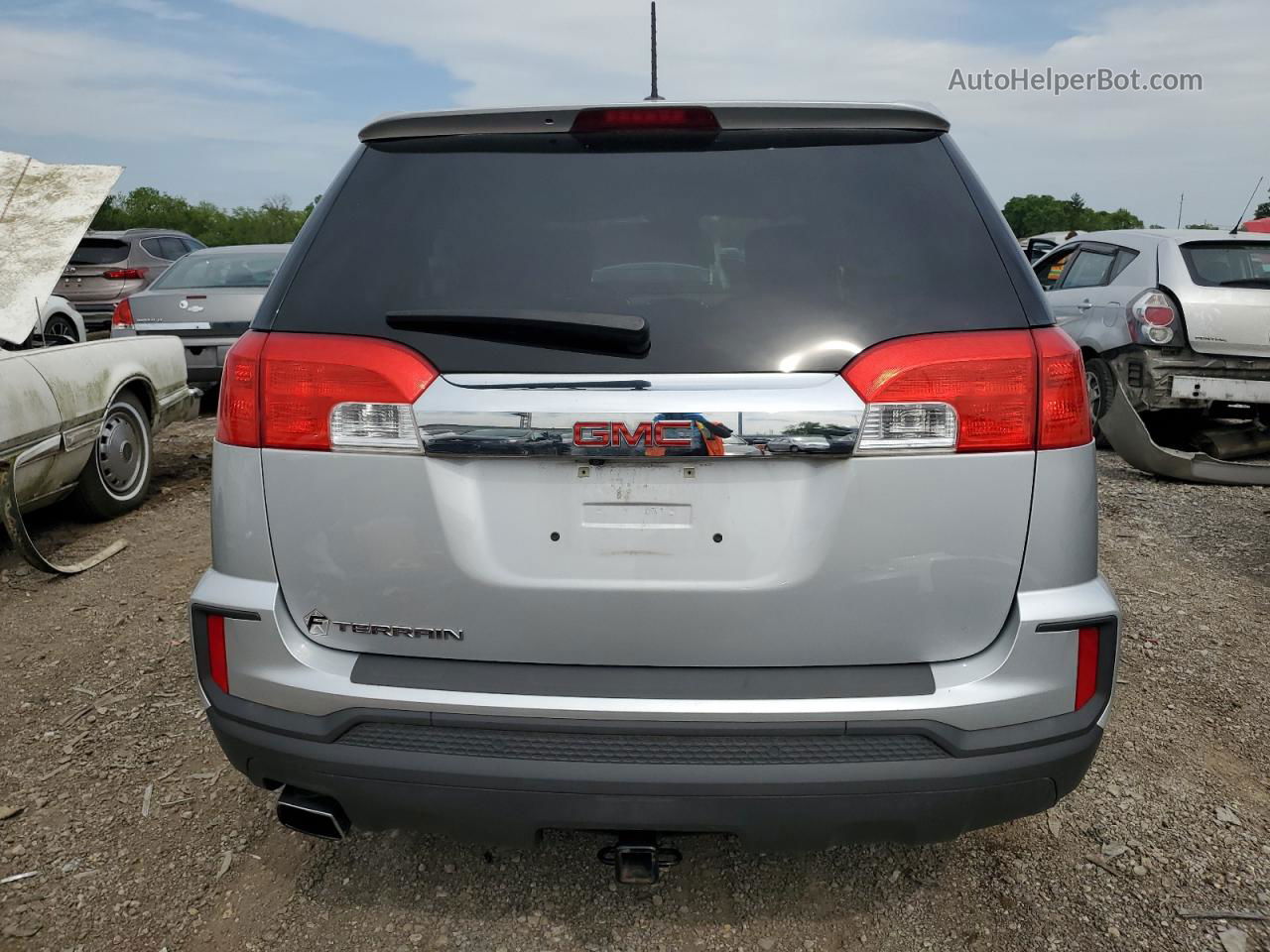 2016 Gmc Terrain Sle Серебряный vin: 2GKALMEK9G6326088