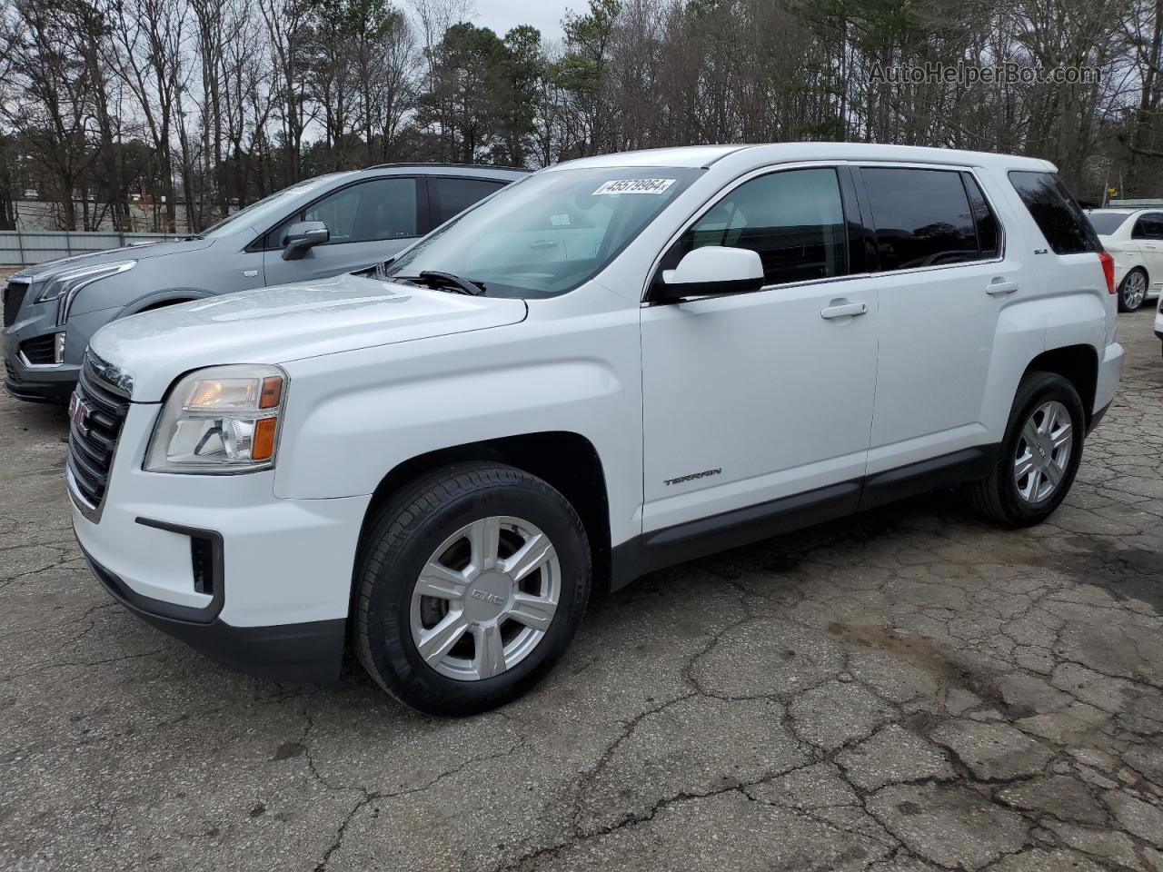 2016 Gmc Terrain Sle White vin: 2GKALMEK9G6329816