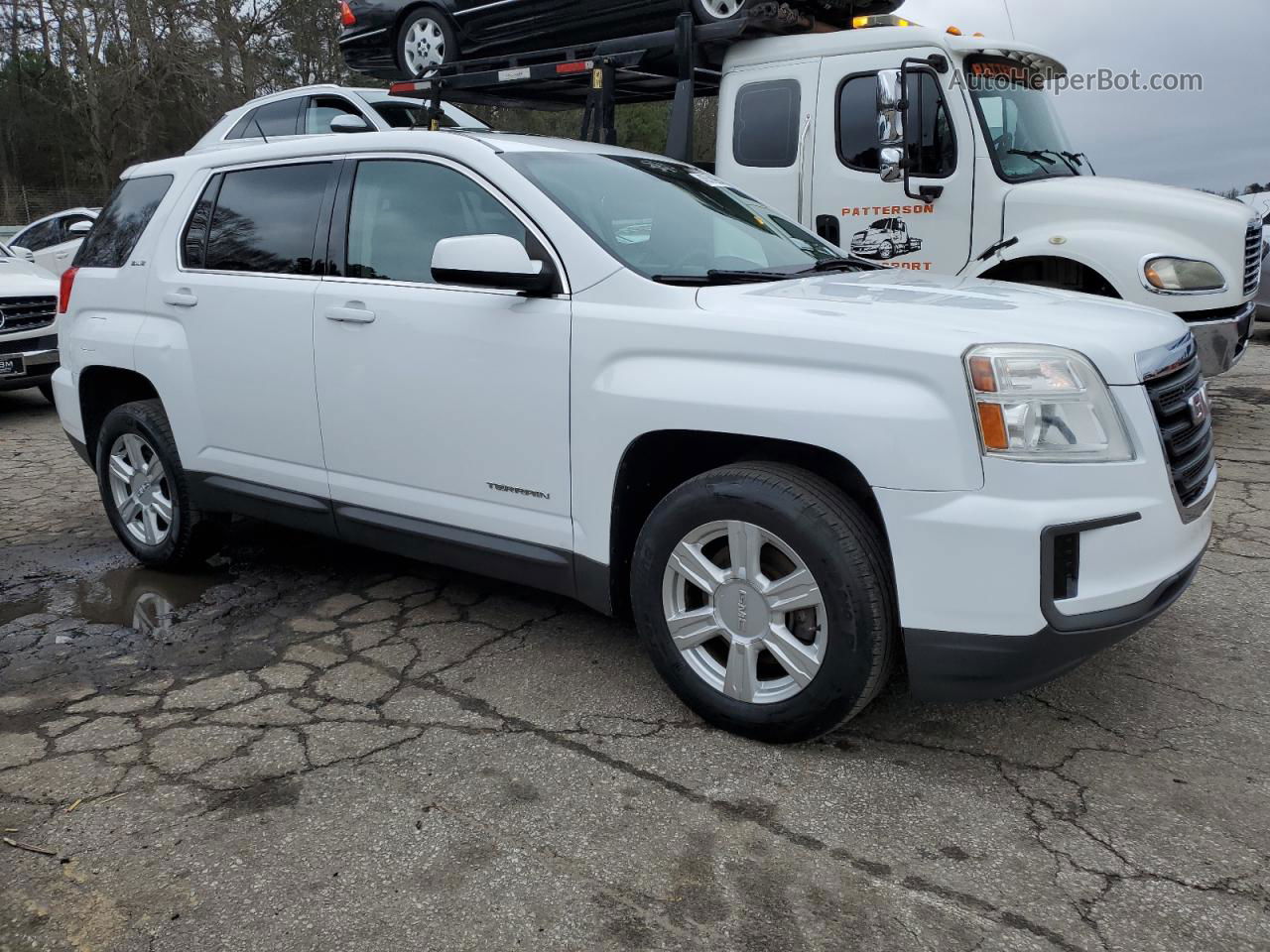 2016 Gmc Terrain Sle White vin: 2GKALMEK9G6329816