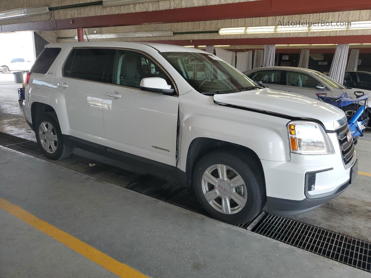 2016 Gmc Terrain Sle White vin: 2GKALMEK9G6357292