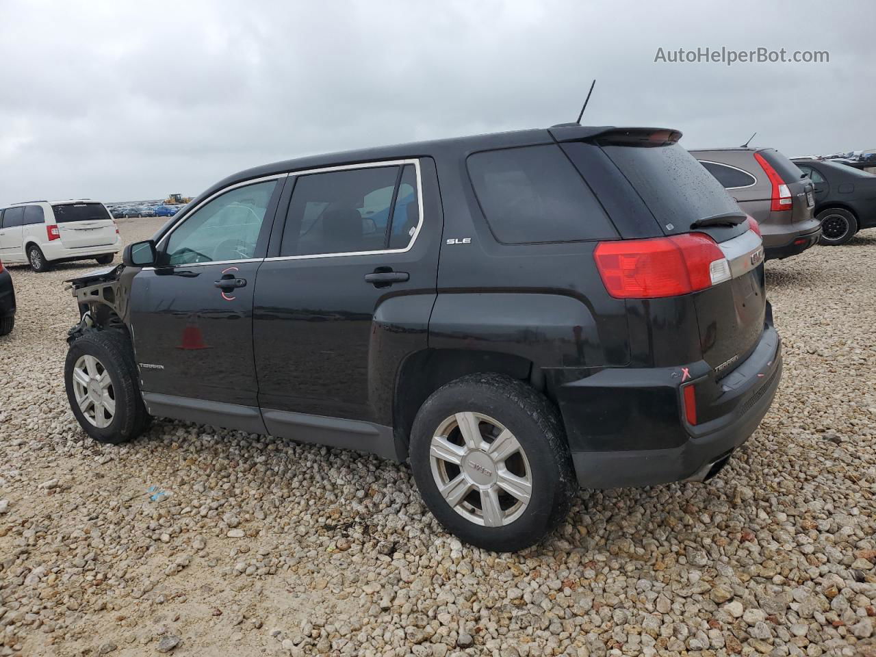 2016 Gmc Terrain Sle Черный vin: 2GKALMEK9G6358877