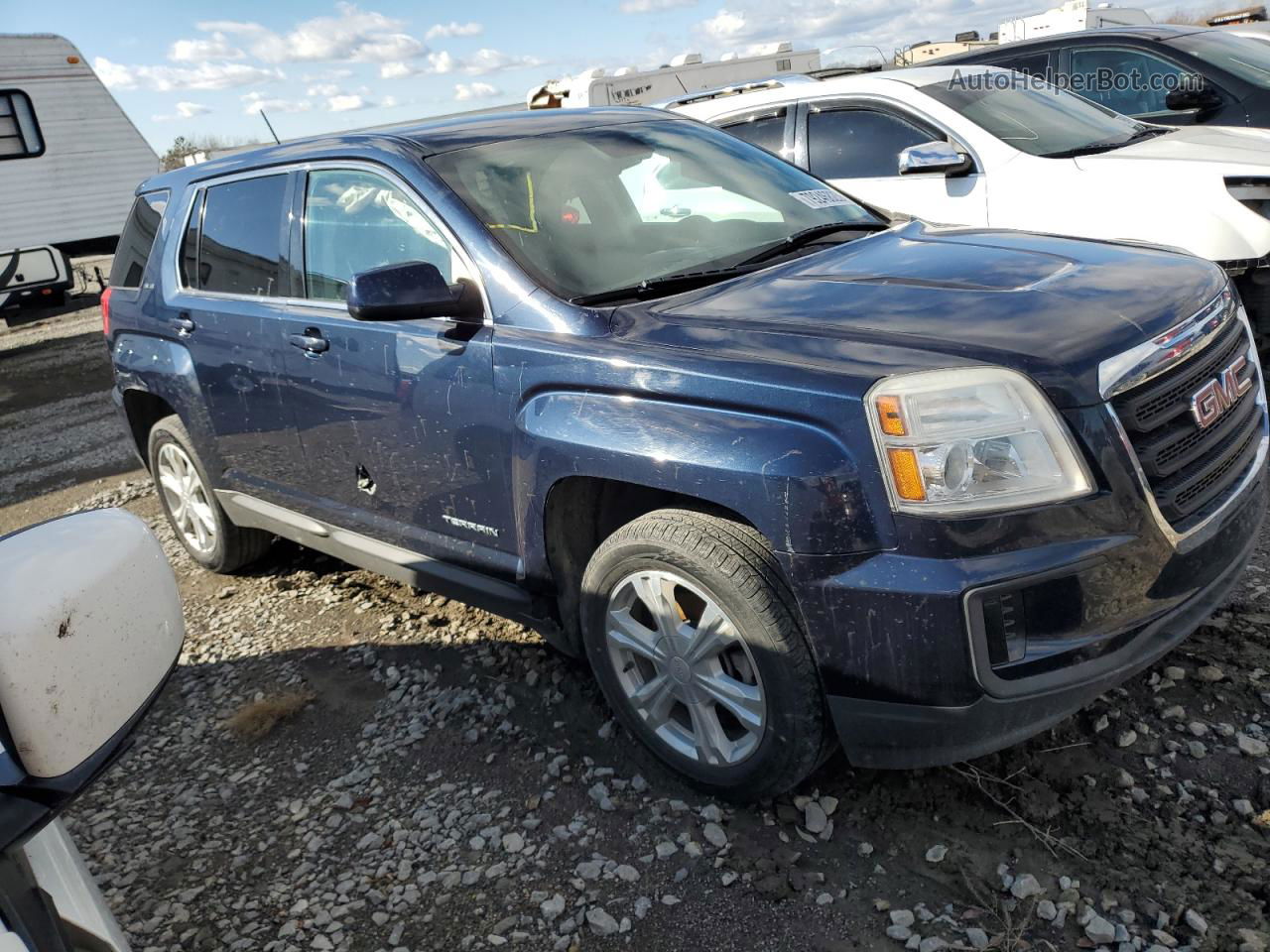 2017 Gmc Terrain Sle Black vin: 2GKALMEK9H6170006