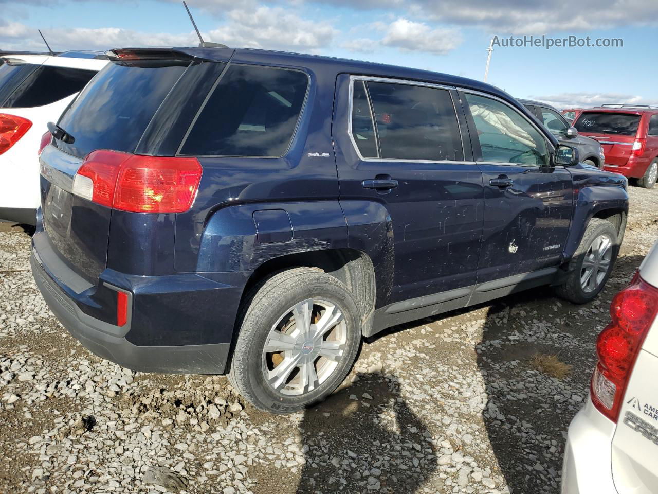 2017 Gmc Terrain Sle Black vin: 2GKALMEK9H6170006