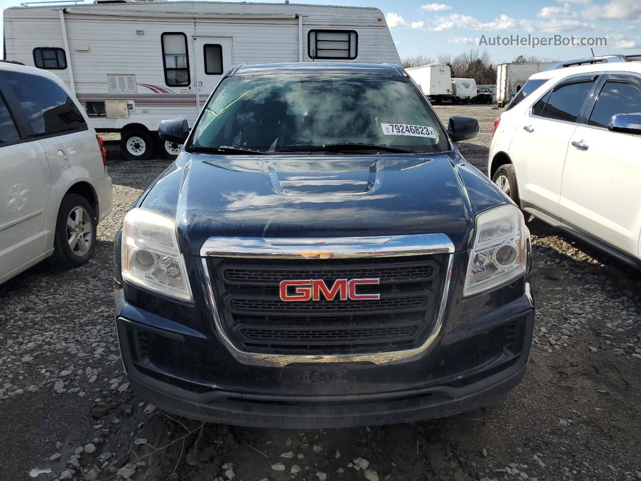 2017 Gmc Terrain Sle Black vin: 2GKALMEK9H6170006